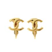 Pre-owned Metal chanel-jewelry Chanel Vintage , Yellow , Dames