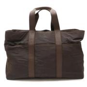 Pre-owned Canvas travel-bags Hermès Vintage , Brown , Dames