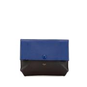 Pre-owned Leather wallets Celine Vintage , Blue , Dames