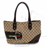 Pre-owned Canvas gucci-bags Gucci Vintage , Brown , Dames