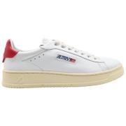 Dallas Lage Leren Sneakers Autry , White , Heren