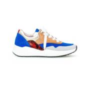 Blauwe Suède Sneakers Gabor , Multicolor , Dames