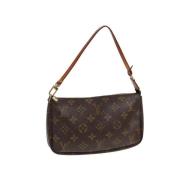 Pre-owned Canvas louis-vuitton-bags Louis Vuitton Vintage , Brown , Da...