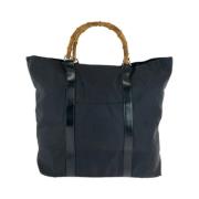 Pre-owned Canvas totes Gucci Vintage , Black , Dames