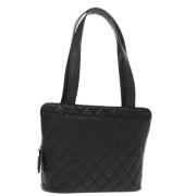 Pre-owned Leather handbags Chanel Vintage , Black , Dames