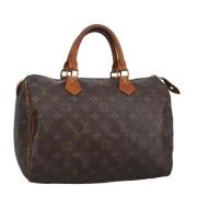 Pre-owned Canvas louis-vuitton-bags Louis Vuitton Vintage , Brown , Da...