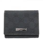 Pre-owned Canvas wallets Gucci Vintage , Black , Dames