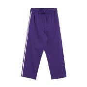 Iconische Sportieve Jacquard Sweatpants Y-3 , Purple , Heren