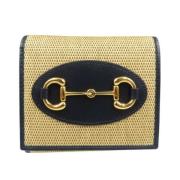 Pre-owned Canvas wallets Gucci Vintage , Black , Dames