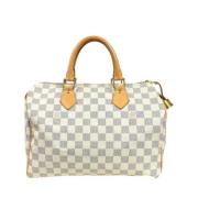 Pre-owned Canvas louis-vuitton-bags Louis Vuitton Vintage , White , Da...