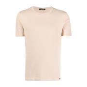 Beige Crew T-shirt Ondergoed Tom Ford , Beige , Heren