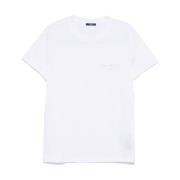 Witte Crew Neck T-shirts en Polos Balmain , White , Heren