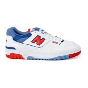 Sportieve WitBlauwe Veterschoenen New Balance , White , Dames