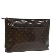 Pre-owned Canvas clutches Louis Vuitton Vintage , Black , Dames