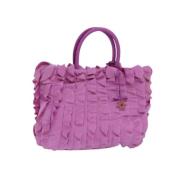 Pre-owned Nylon handbags Prada Vintage , Pink , Dames