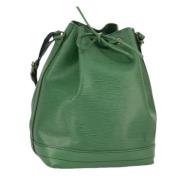 Pre-owned Leather louis-vuitton-bags Louis Vuitton Vintage , Green , D...