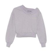 Grijze Crew Neck Sweater The Attico , Gray , Dames