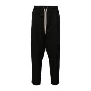 Zwarte katoenen broek Drole de Monsieur , Black , Heren