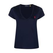 Blauwe T-shirts en Polos Polo Ralph Lauren , Blue , Dames