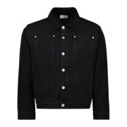 Zwarte Denim Slim Fit Jack Drole de Monsieur , Black , Heren