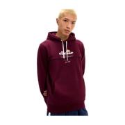 Rode Hoodie Sweatshirt Ellesse , Brown , Heren