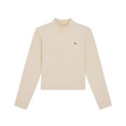 Marysville Longsleeve Tee in Wit Dickies , Beige , Dames