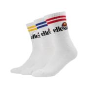 Witte Pullo Sokken Pak Ellesse , White , Heren