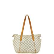 Pre-owned Canvas louis-vuitton-bags Louis Vuitton Vintage , White , Da...