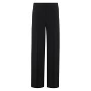 Stijlvolle Wide Pull-On Broek Theory , Black , Dames