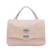 Roze leren handtas Elegant en veelzijdig Zanellato , Pink , Dames