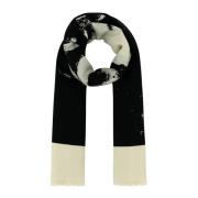 Skull Exploded Sjaals en Shawls Alexander McQueen , Black , Dames