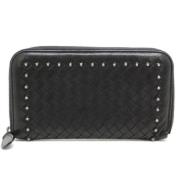 Pre-owned Leather wallets Bottega Veneta Vintage , Black , Dames