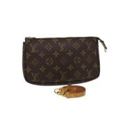 Pre-owned Canvas wallets Louis Vuitton Vintage , Brown , Dames