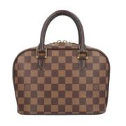 Pre-owned Canvas handbags Louis Vuitton Vintage , Brown , Dames