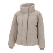 Wollen Kasjmier Donsjack voor Dames Duno , Beige , Dames