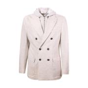 Witte Jassen voor Stijlvolle Outfits Eleventy , White , Heren