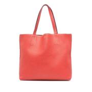 Pre-owned Leather totes Hermès Vintage , Pink , Dames