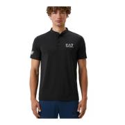 Polo Shirts Emporio Armani EA7 , Black , Heren