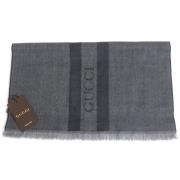 Pre-owned Wool scarves Gucci Vintage , Gray , Dames