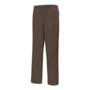 Bruine Broek met Wales Bonner Stijl Adidas , Brown , Heren