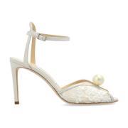 ‘Sacora’ High Heel Sandalen Jimmy Choo , Beige , Dames