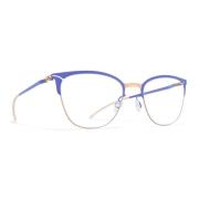 Elba Zonnebril Champagne Goud Paars Mykita , Blue , Unisex