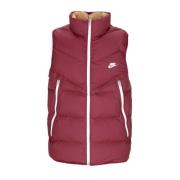 Winddichte Mouwloze Donsjas Donker Bietrood Nike , Brown , Heren