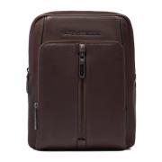 Bruine Crossbody Tas met iPad® en AirPods® Zak Piquadro , Brown , Here...