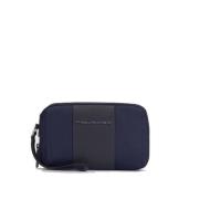 Toilet Bags Piquadro , Blue , Heren