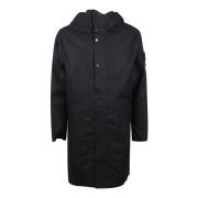 Zwarte Jassen voor een Stijlvolle Look Stone Island , Black , Heren