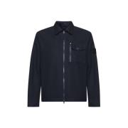 Blauwe Casual Overhemden Stone Island , Blue , Heren