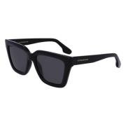 Stijlvolle zonnebril in kleur 1 Victoria Beckham , Black , Dames