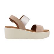 Modieuze Wedges voor Vrouwen Geox , Brown , Dames