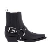 Western Chelsea Enkellaarzen Ganni , Black , Dames